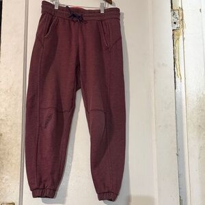 Women's Burgundy Jogger Pants